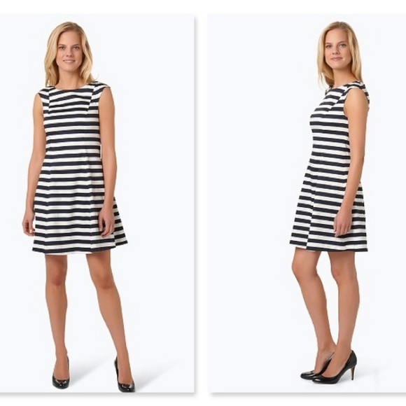 Marie Lund Dresses & Skirts - Marie Lund Nautical Navy Striped Dress